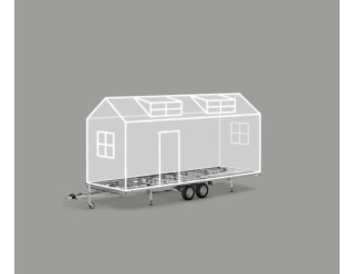AL-KO Châssis Tiny House Plateau 660 x 245 PTAC 3500 kg